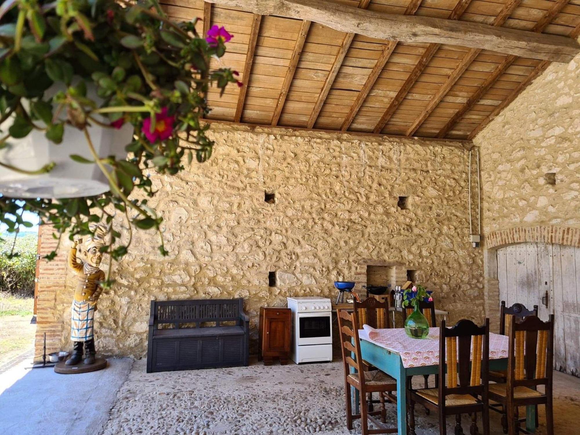Le Coq En Repos Bed and Breakfast Saint-Sylvestre-sur-Lot Exteriör bild